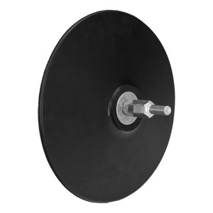 Piastra per trapano in nylon Ø 125 mm con gambo - Product Image 1