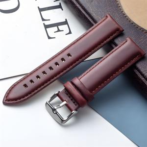 Lionorm Cinturino di Ricambio per <span class=keywords><strong>Orologio</strong></span> in Vera Pelle Italiana di Alta Qualità, 17mm 18mm 19mm 20mm 22mm - Product Image 2