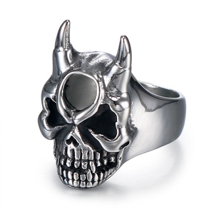 Wholesale New Arrivals Fashion Luxury Vintage Skull <b>Rings</b> <b>Men</b> <b>Man</b> Male Jewelry <b>Ring</b> Jewellery - Product Image 4