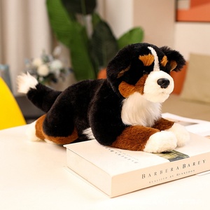 Juguete de Peluche para Perro Relleno de Algodón PP, Lindo Perro de Montaña Bernés y Husky, Muñeco de Peluche Confortable, Compañero de Juego para Dobermann, para Mayores de 14 Años - Product Image 2