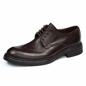 Dernier style – Chaussures brogues anglaises pour hommes, bout rond, semelle épaisse, légères, antidérapantes, formelles et décontractées, pour l'automne - Product Image 4