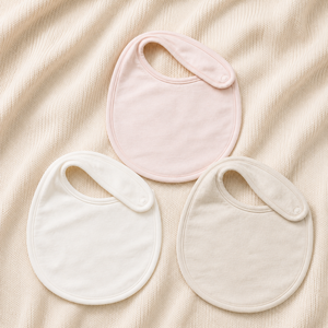 Baberos de Muselina para Bebé con Certificación GOTS, Baberos Suaves y Altamente Absorbentes para Bebés, Precio Económico al por Mayor - Product Image 1