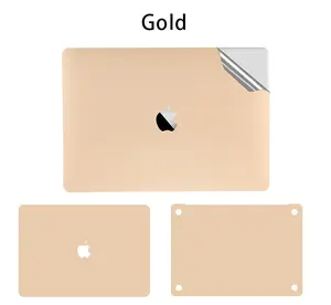 LFD908-Película protectora antihuellas para portátil, juego de 5 pegatinas para portátil para MacBook