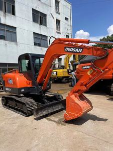 Excavatrice sur chenilles Dossan DH60 d'occasion de 6 tonnes avec composants essentiels (moteur, boîte de vitesses, roulement, pompe) DH55 DX60 - Product Image 2