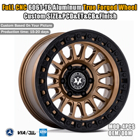 Jantes forgées fonctionnelles Viaol Beadlock 17x8.5 18x9 5x127 6x135 6x139.7 pour le rock crawling, compatibles avec Jeep Bronco