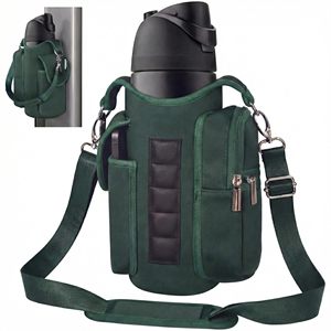 Sacs magnétiques portables pour bouteilles d'eau de sport, inclinés pour les salles de sport, avec aimant puissant, support de bouteille suspendu pour le fitness, vente en gros d'usine - Product Image 1