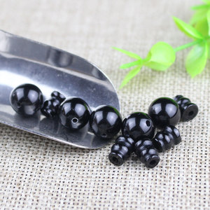 Black Agate Three Way Stupa Beads 10mm Round <b>Ball</b> For Buddhist Prayer Beads And <b>Bracelets</b> Religious Ceremonies Unisex Scattered - Product Image 3