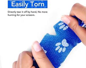 कस्टम 5 सेमी गैर बुना लपेटें पशु स्वयं चिपकने वाला पालन पशु स्व-चिपकने वाला पालतू पशु स्वयं चिपकने वाला लोचदार कोशीय बंधन - Product Image 2
