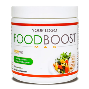 Cápsulas Estimulantes del Apetito Halal Premium Personalizadas de Fábrica, Estimulante del Apetito Natural Bajo en Azúcar, Vegano, para la Salud Digestiva - Product Image 1