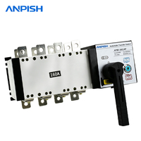 Commutateur de transfert automatique (ATS) 4 pôles classe PC 125A 160A, inverseur de source double alimentation