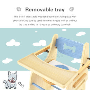 Xiair-Mesa <span class=keywords><strong>de</strong></span> alimentación <span class=keywords><strong>de</strong></span> madera para bebé, asiento <span class=keywords><strong>de</strong></span> silla alta <span class=keywords><strong>de</strong></span> seguridad para bebé, silla plegable para comer, comedor con escalera <span class=keywords><strong>de</strong></span> escalada - Product Image 2