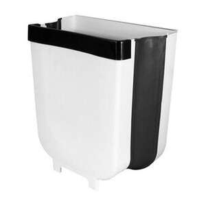 Cestino pieghevole con supporto per cucina, facile da riporre, ideale per il riciclaggio e l'organizzazione dei rifiuti. - Product Image 1