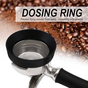 อุปกรณ์ WDT สำหรับกาแฟเอสเพรสโซ แบบ Single Dose Hopper Dosing Ring สีดำ สำหรับ Portafilter ขนาด 51/53/58 มม. ทำจากอะลูมิเนียม พร้อมแม่เหล็ก - Product Image 3
