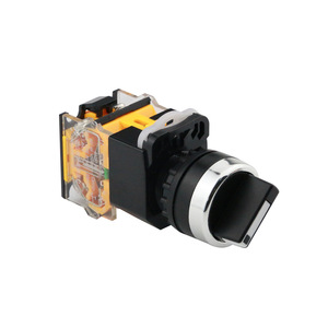 Interrupteur à bouton rotatif LA38-11X2 <span class=keywords><strong>20X3</strong></span> IP65, deux/trois vitesses, ouverture 22 mm, Chine - Product Image 3