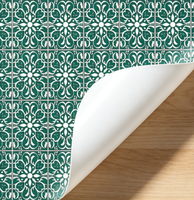 Grüner Fenstergitter-Druck auf Polyester-PVC-Laminat, Wasserdicht, Schimmelresistent, Reißfest für Kühlmatte, Schwimmring, Picknickdecke
