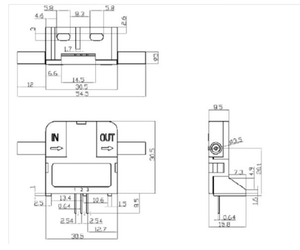Misuratori di Flusso di Gas MEMS in Plastica HUAXI HAFS 3000 ad Alta Precisione 12V, 0-2000 SCCM, Risoluzione 0,1% - Product Image 3
