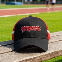 Casquette Trucker Richardson 112 en Maille à 6 Panneaux avec Patch en Cuir et Logo Brodé Personnalisé pour la Chasse – Vente en Gros