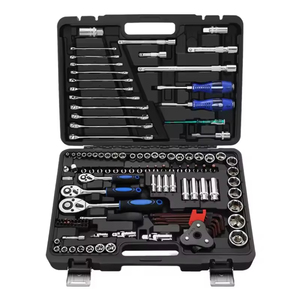 Vente en gros de 216 pièces d'outils mécaniques, boîte à outils, kit d'outils à main, clés mixtes, jeu de douilles 1/2" 1/4" 3/8" pour <span class=keywords><strong>garage</strong></span>, atelier de réparation automobile - Product Image 3