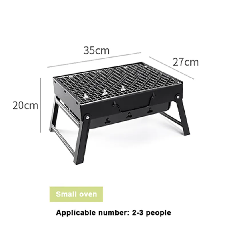 Fabrikant Directe Verkoop Bbq Houtskool Grill Twee Maten Vouwen Bbq Grill Voor Outdoor Picknick