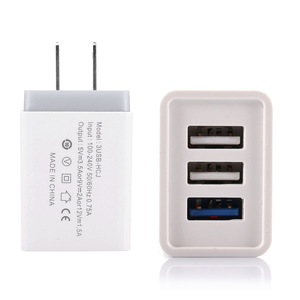 Chargeur mural USB universel 3 ports, adaptateur pour téléphone portable 15W 12W - Product Image 3