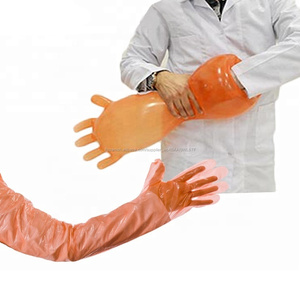Dispositivos veterinarios de <span class=keywords><strong>la</strong></span> <span class=keywords><strong>finca</strong></span> Instrumental inseminación Artificial obstetricia palpación Rectal guantes largos desechabl - Product Image 3