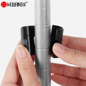 Estantería de alambre para baño, Metal plateado, 3 niveles, para máquina de lavado - Product Image 3