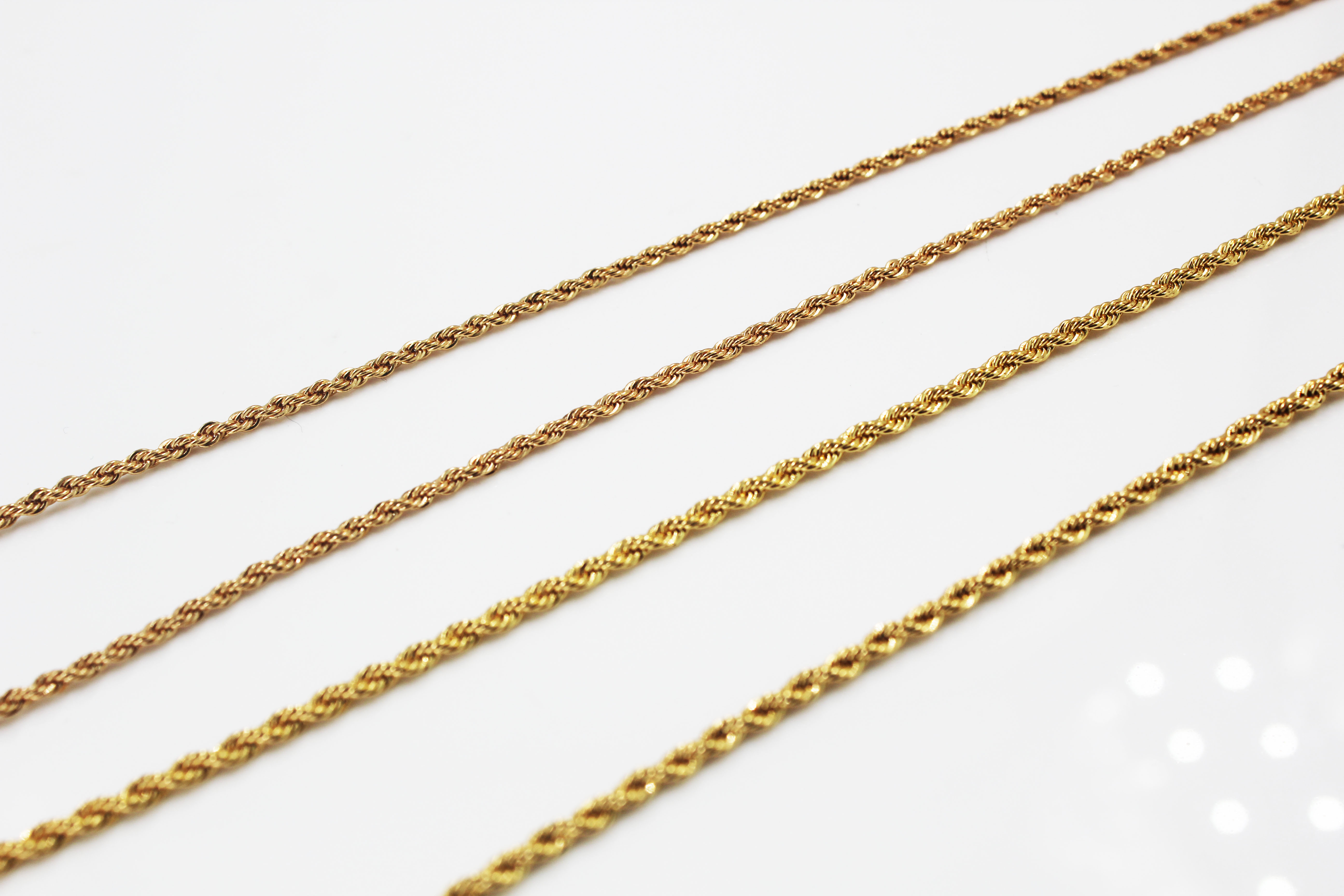 Color champán 60*0,3 cm cadenas de cuerda