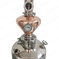 Alambic à reflux en cuivre pour vodka de 20, 30, 50, 100, 200, 300 litres