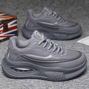 Zapatos Deportivos Casuales para Hombre, Transpirables, con Cordones, Antideslizantes, Cerrados, Versión Coreana, Versátiles, con Suela Gruesa y Ligera - Product Image 3