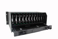 FTTH 144 inti rak dudukan serat optik ODF distribusi bingkai Patch Panel 19 inci 4U