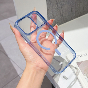เคสใส Precious Hole Crystal Clear สำหรับ iPhone 18 Air 17 E 16 15 14 13 12 Pro Max Plus รองรับการชาร์จแม่เหล็ก ป้องกันแรงกระแทก ผลิตจากอะคริลิก - Product Image 4