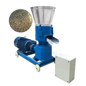 Máquina formadora de pellets de alimentación de vaca de alta calidad/Molino de pellets de alimentación de conejo pequeño/máquina de fabricación de pellets de alimentación de cerdo