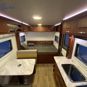 Usine directe personnalisé voyage remorque <span class=keywords><strong>Double</strong></span> essieu 3 voies réfrigérateur <span class=keywords><strong>camping</strong></span>-car 4 personnes Rv <span class=keywords><strong>camping</strong></span>-car caravane australie - Product Image 2