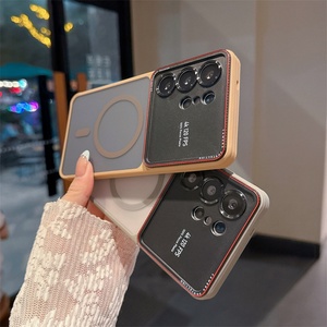 เคสโทรศัพท์แม่เหล็กแบบด้านกึ่งโปร่งแสงสำหรับเลนส์กล้อง สำหรับ Samsung S26 S24 S25 Ultra รองรับการชาร์จไร้สาย ป้องกันการกระแทก - Product Image 5