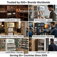 Présentoir métallique personnalisé pour spiritueux, porte-vin rose doré, présentoir à champagne avec logo, pour boutique de luxe, hôtel, salon, présentoir de sol FSDU