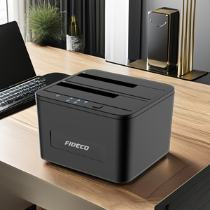 Fideco SATA <span class=keywords><strong>USB</strong></span> 3.0 bên ngoài ổ đĩa cứng DOCKING trạm nhựa bao vây HDD duplicator bản sao NVMe nội bộ Bộ chuyển đổi sử dụng - Product Image 3