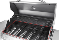 Barbecue à gaz pour cuisine extérieure, grill, plaque chauffante, machine à poulet BBQ, ensemble extérieur, commercial, nouveau, électrique, domestique