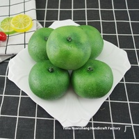 Gesimuleerde Oranje Schuim Fruit Fotografie Schieten Nep Oranje Model Voor Kerst Keuken Halloween Decor Kunstfruit