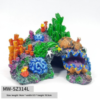 Petite taille écologique Aquarium décor résine simulé corail aquarium accessoires verre matière plastique 220v pour l'utilisation de l'eau