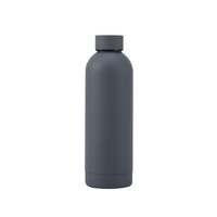 Thermos isolé sous vide à double paroi avec impression personnalisée bouteille d'eau de sport de 12oz 17oz 25oz 32oz paille en acier inoxydable