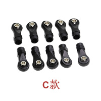 Embouts de tige en nylon M4 avec pivot en acier pour voiture RC 1/10 1/8 Axial SCX10 Traxxa s TRX4 TRX6 pour garçons