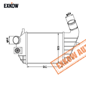Refroidisseur d'air de Charge d'<span class=keywords><strong>intercooler</strong></span> de prix de gros d'usine pour <span class=keywords><strong>Alfa</strong></span> Romeo <span class=keywords><strong>156</strong></span> Sportwagon 60619007 - Product Image 2