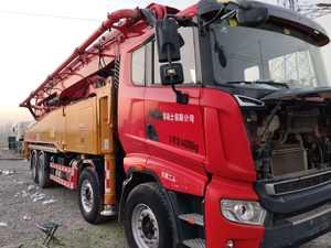 Camion pompe à béton diesel Sany d'occasion, fabriqué en 2020, hauteur verticale de 56 mètres, équipé - Product Image 3