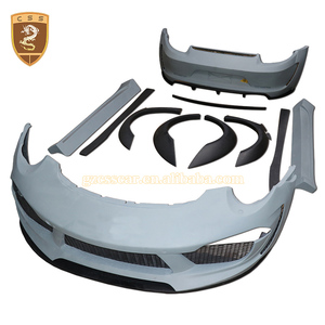 Fiber de verre 911 991 carrera auto tamponneuse modifier pour T-style de voiture kit carrosserie 2014 2016 année - Product Image 5