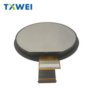 3.6 inch544 * 506 résolution instrument de moto 40nits lisible au soleil SPI transflectif tft rond écran lcd