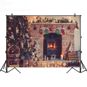 Christmas <strong>Background</strong> for Photography Wood Floor <strong>Children</strong> Portrait Backdrop for <strong>Photo</strong> Booth Studio Merry Christmas <strong>Backgrounds</strong> - Product Image 4