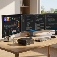 Mini PC Nuc con Pantalla Digital Signage, Windows Alder Lake N95, Gráficos UHD, SSD 2280, 4K 60Hz, RJ45*2, 2*USB 3.0, 2*USB 2.0, USB3.0, WiFi6