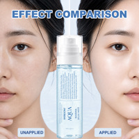 Private Label Organic Natural Deep Sea Water Jelly Spray Cooling Hydrating Refreshing HA PDRN Face Toner Mist