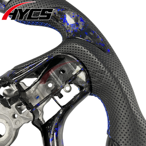 Accesorios para Automóviles <span class=keywords><strong>Lexus</strong></span> <span class=keywords><strong>LC</strong></span>, Volante Deportivo de Fibra de Carbono Forjado Personalizado para <span class=keywords><strong>Lexus</strong></span> LC500 LC500h Sport IS RC RX - Product Image 2