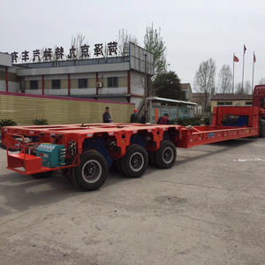 Nouvelle semi-remorque transporteur modulaire hydraulique multi-axes 300 tonnes acier 215/75R17.5 avec groupe motopropulseur - Product Image 2